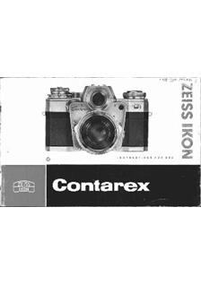 Zeiss Ikon Contarex manual. Camera Instructions.